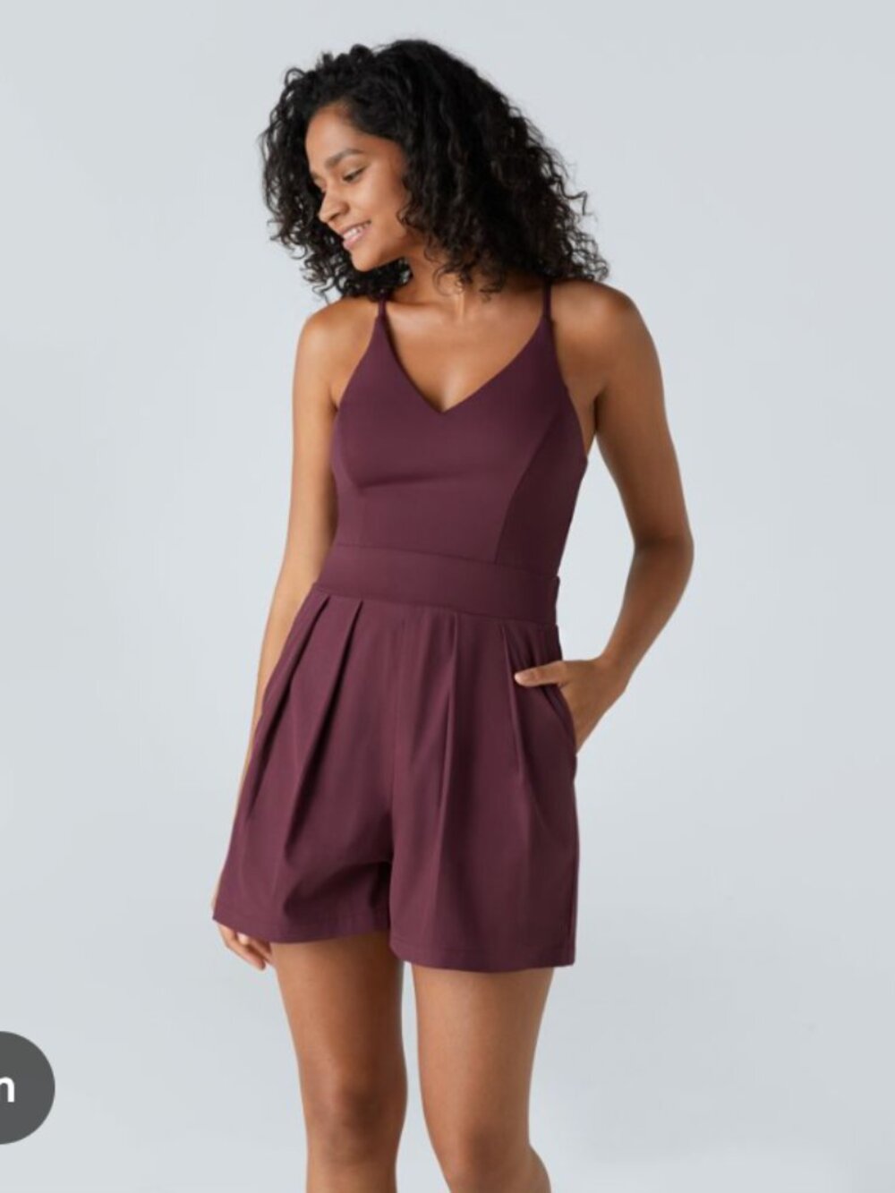 Halara Breezeful™ Pocket Quick Dry Slip Romper size S